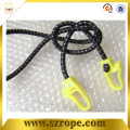 black elastic cord with plastic hook